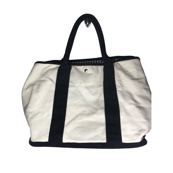 Reversible Satchel of New York Awesome Achievers St. Maarten Beige Tote Bag - Picture 7 of 12